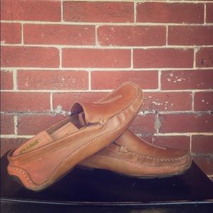 Clarks Mansell 10.5 Men’s Tan Leather Loafers